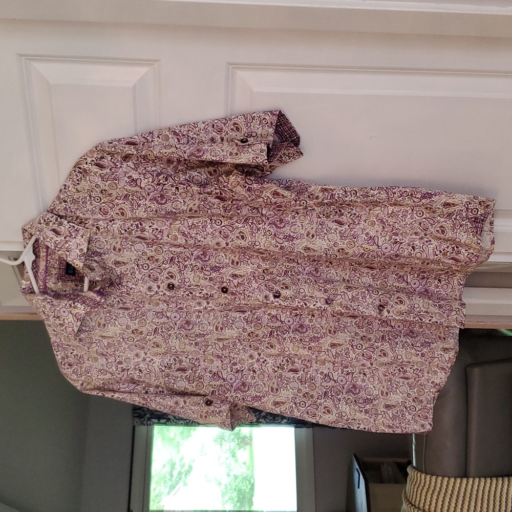 Men's Paisley Button Up